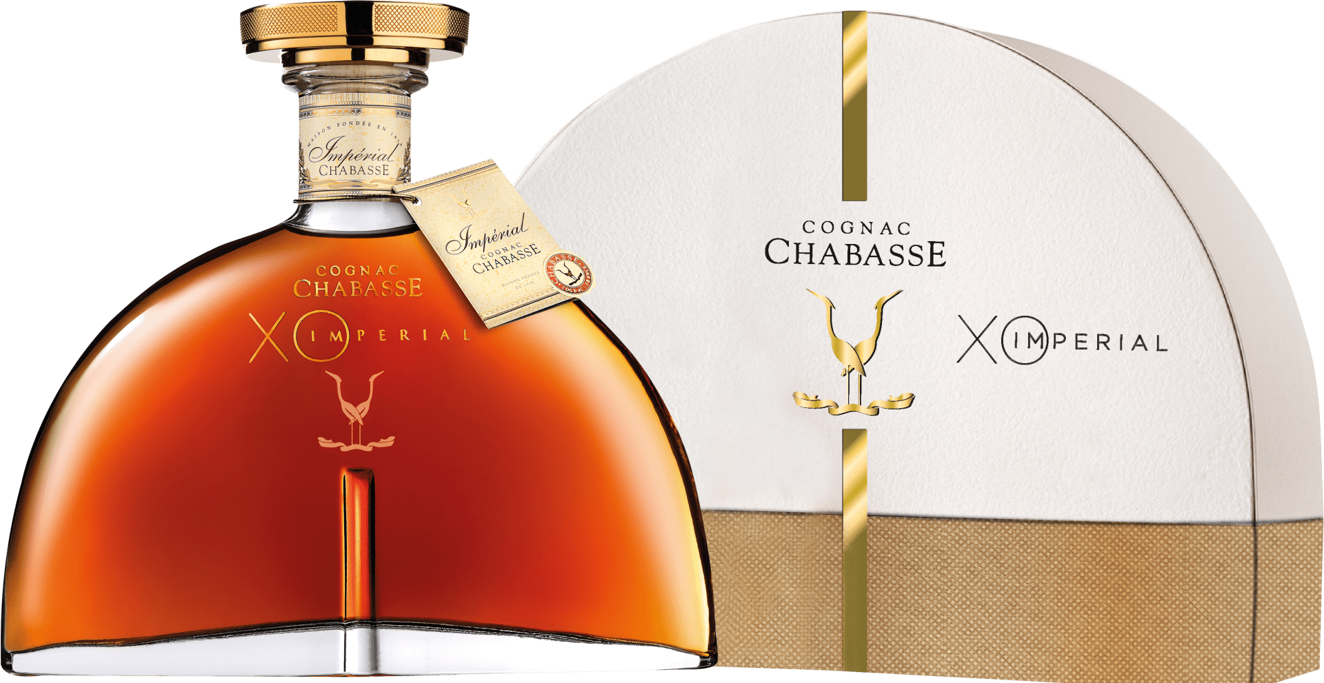 Cognac Chabasse XO Imperial in Halbmond Box