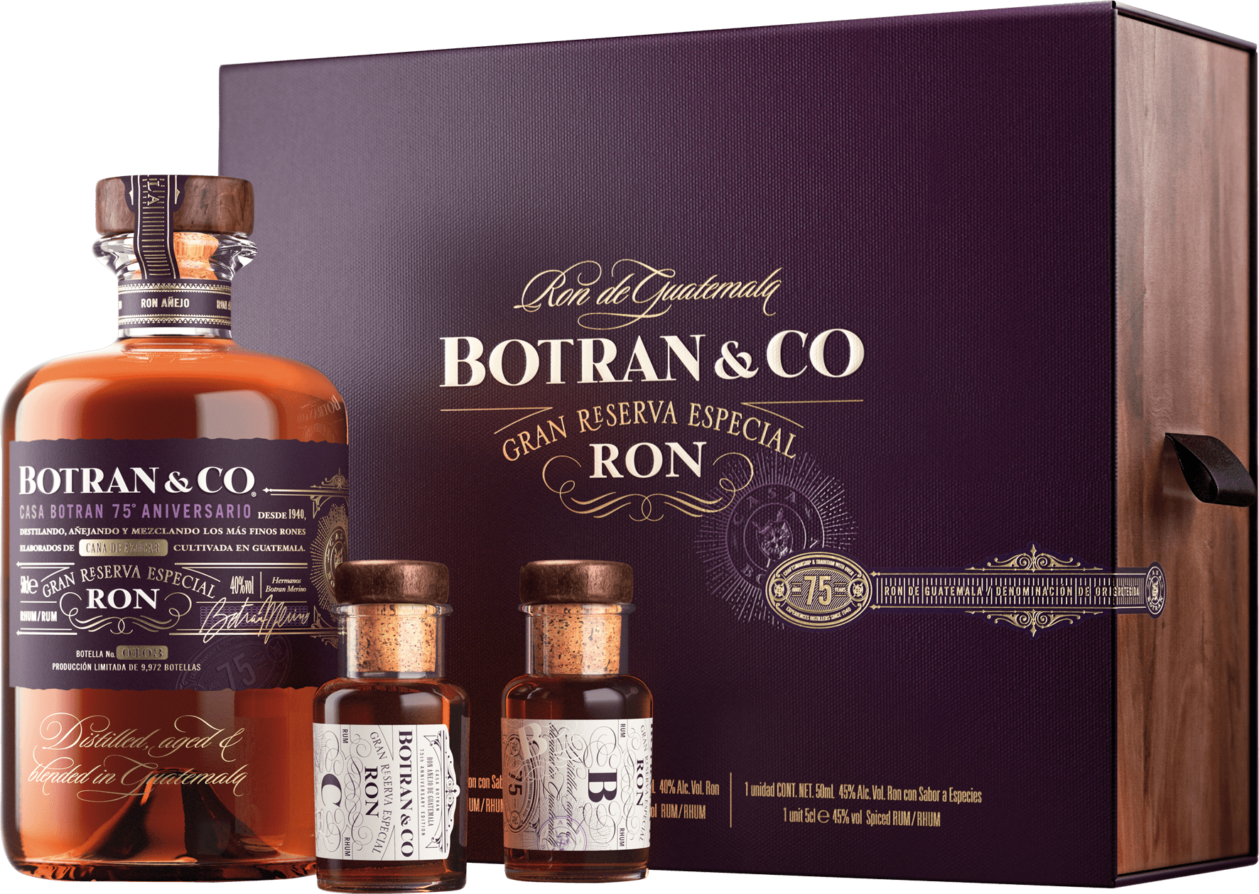 Botran & Co Gran Reserva Especial, 75th Anniversary Geschenkbox