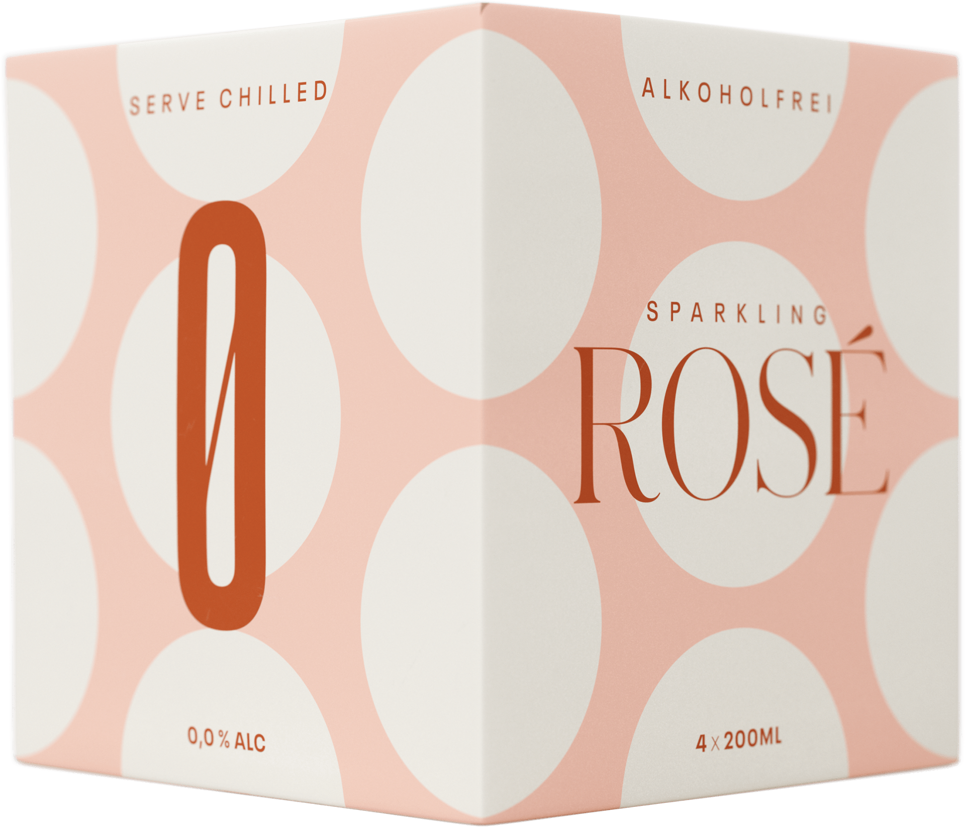Kolonne Null Rosé Prickelnd 0% Dose 4er Pack