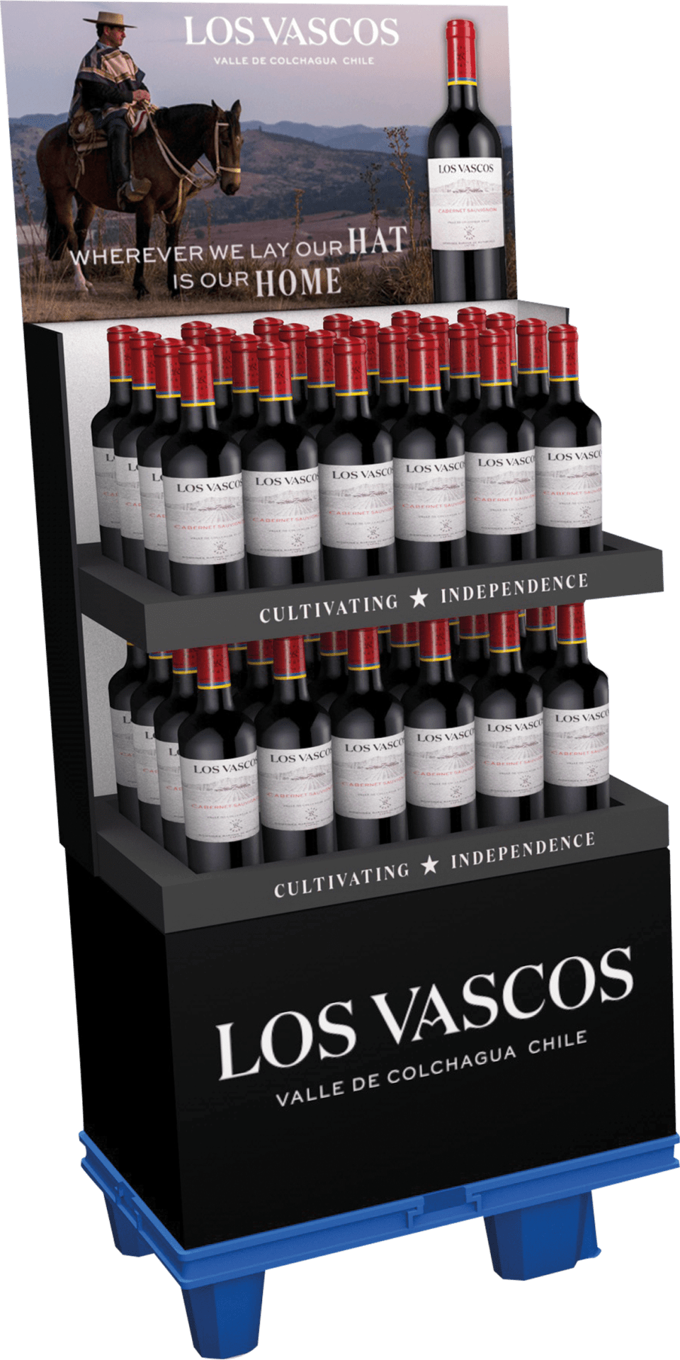 Los Vascos Cabernet Sauvignon 48er Display