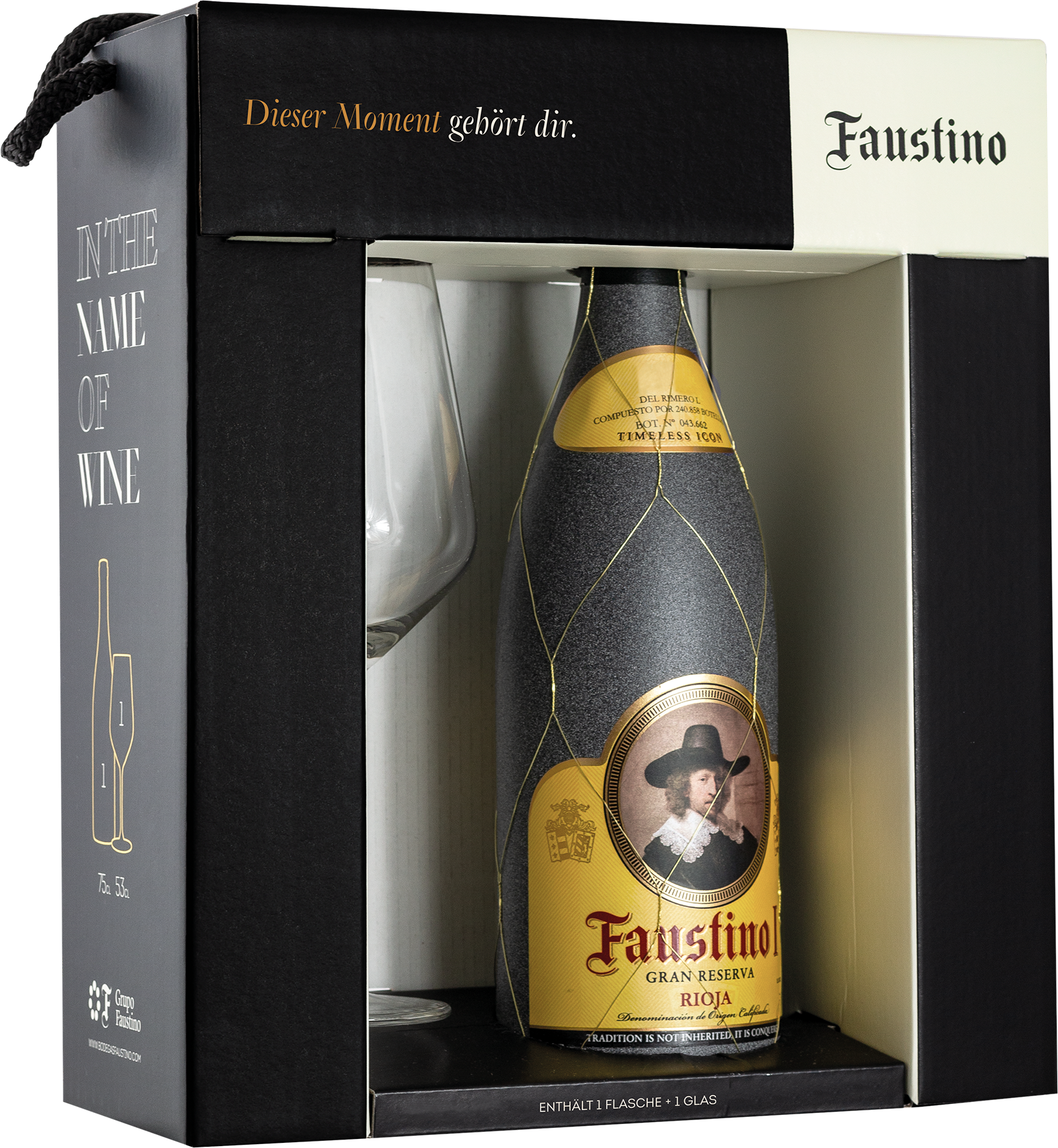 Faustino I Gran Reserva im Glas On-Pack