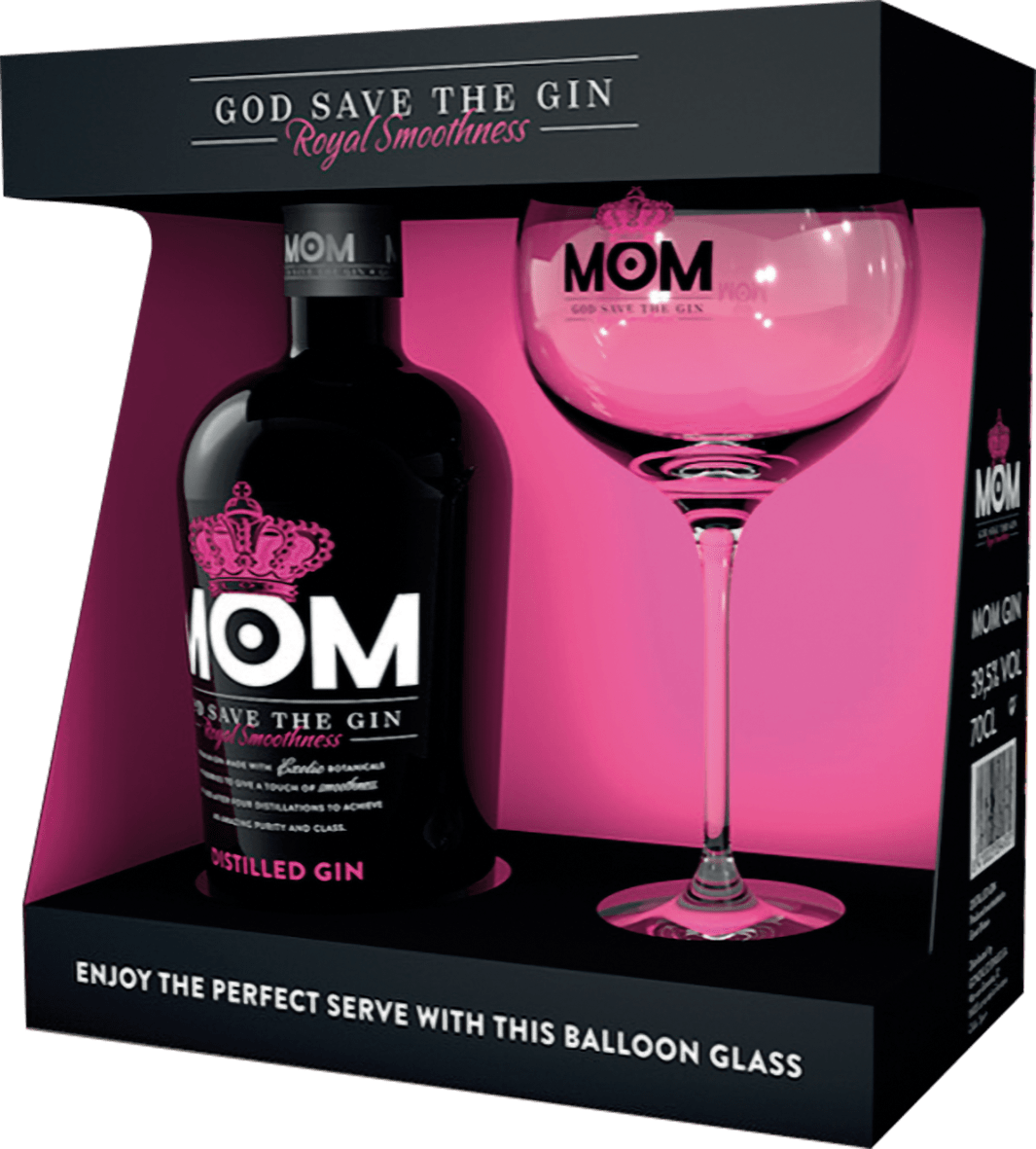 MOM Gin + Glas