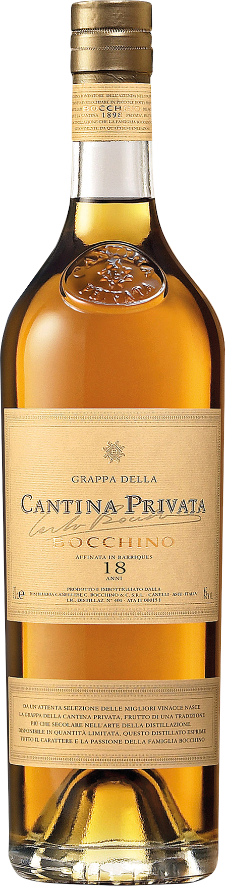 Grappa della Cantina Privata 18 Anni