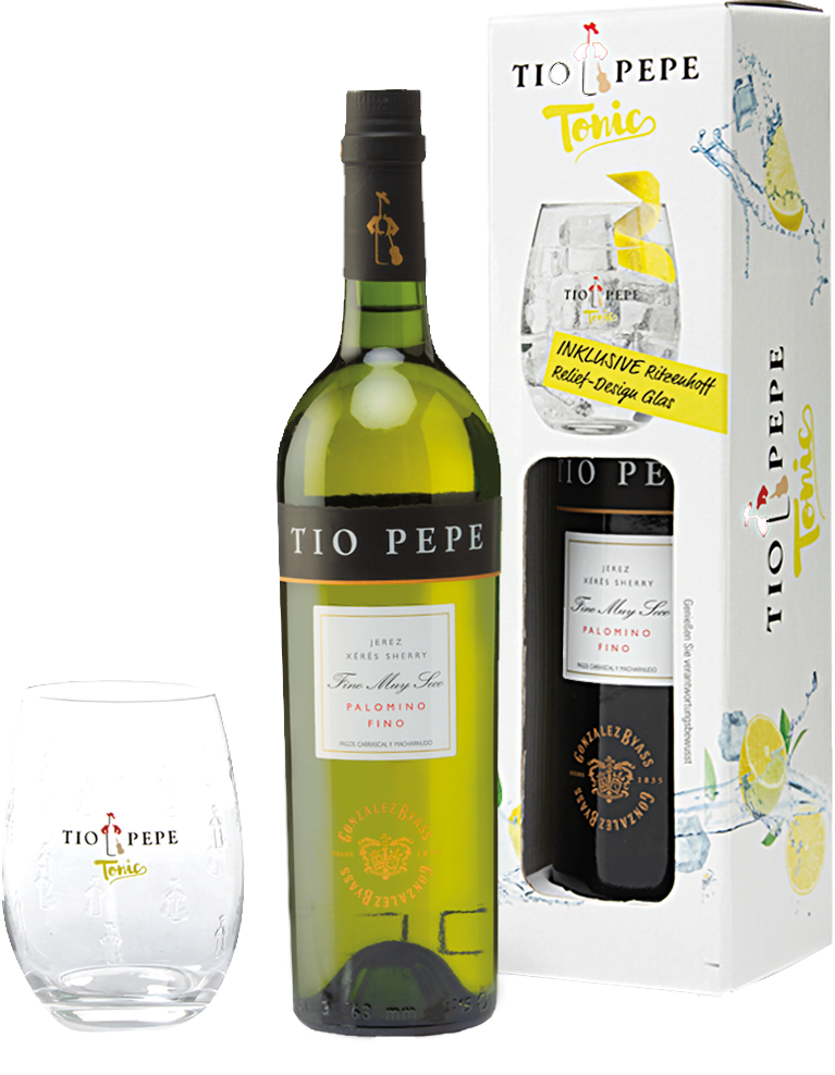 Tio Pepe Onpack mit Glas